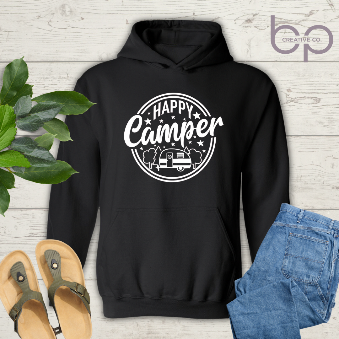 Happy camper store sweatshirt